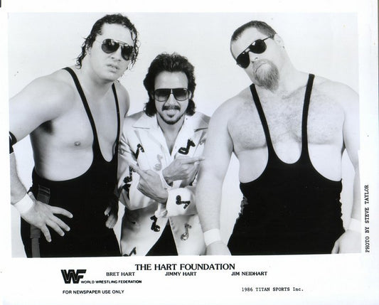 1986 Hart Foundation w/Jimmy Hart