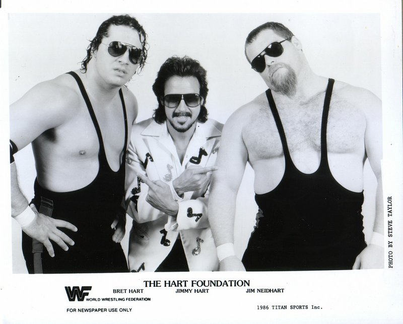 1986 Hart Foundation w/Jimmy Hart PWcatalog