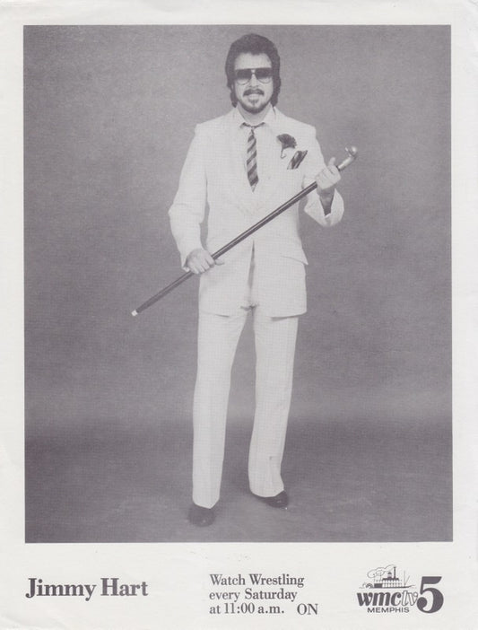 1980s Memphis Wrestling Jimmy Hart Promo Photo