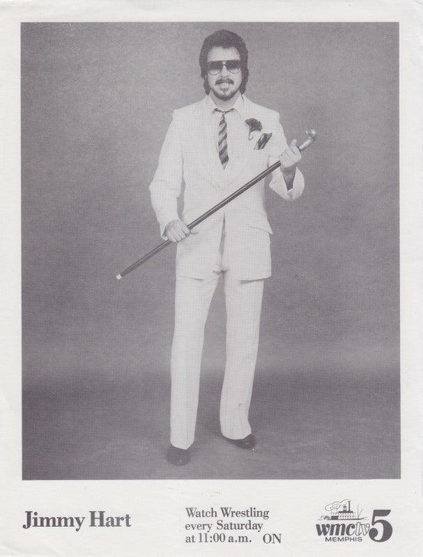 1980s Memphis Wrestling Jimmy Hart Promo Photo