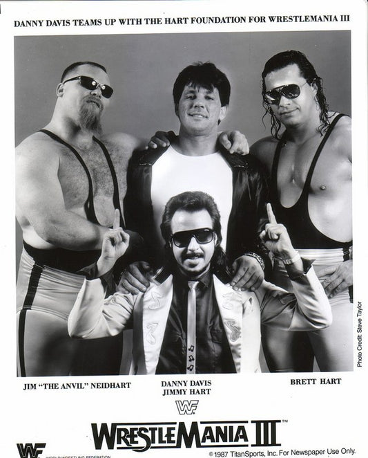1987 Hart Foundation w/Jimmy Hart/Danny Davis WM3