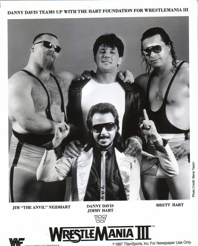 1987 Hart Foundation w/Jimmy Hart/Danny Davis WM3 PWcatalog