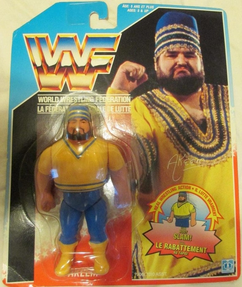 WWF Hasbro 1 Akeem with Body Slam!