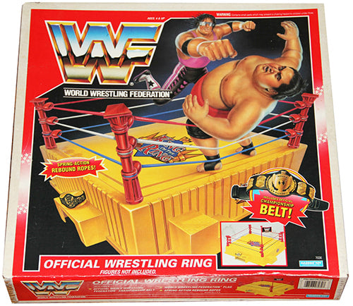 WWF Hasbro Wrestling Rings & Playsets: Official Wrestling Ring [King of the Ring Edition] Action & Toy Figures PWcatalog