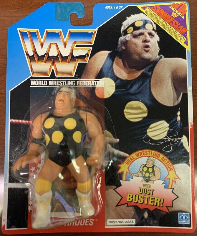 WWF Hasbro 2 Dusty Rhodes with Dust Buster!