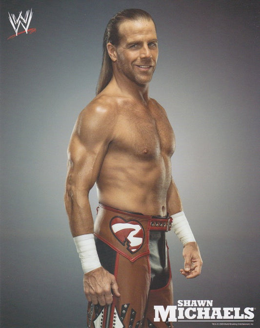 2009 Shawn Michaels WWE Promo Photo