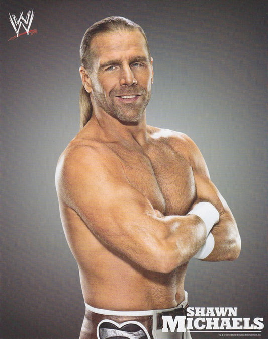 2010 Shawn Michaels WWE Promo Photo
