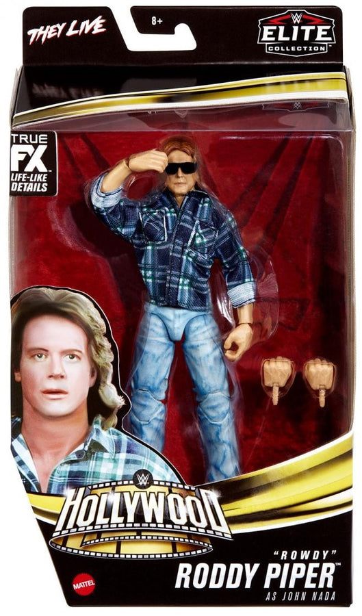 WWE Mattel Hollywood 1 "Rowdy" Roddy Piper as John Nada [Exclusive] Action & Toy Figures PWcatalog