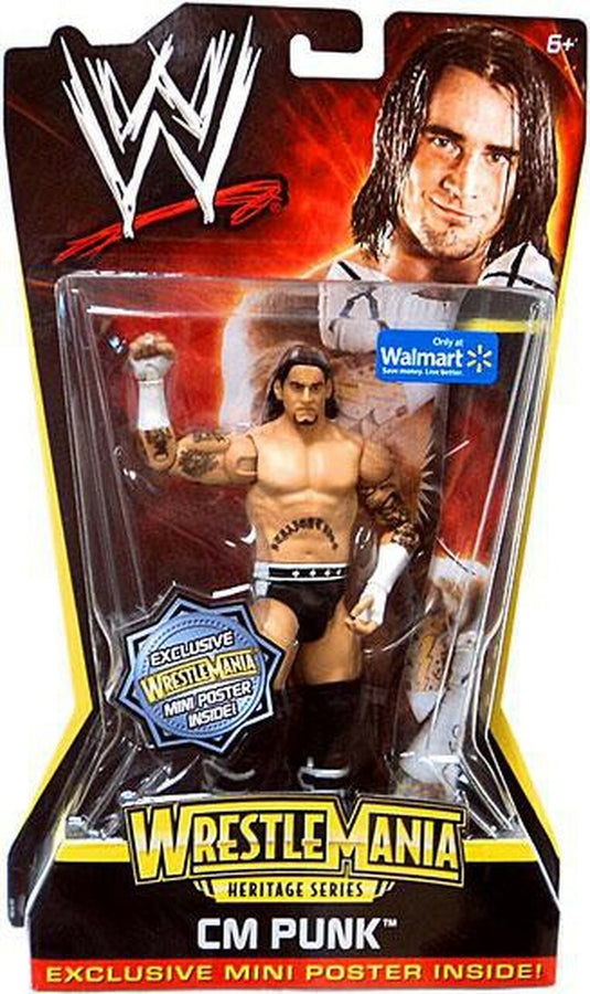 WWE Mattel WrestleMania Heritage 2 CM Punk [Exclusive] Action & Toy Figures PWcatalog