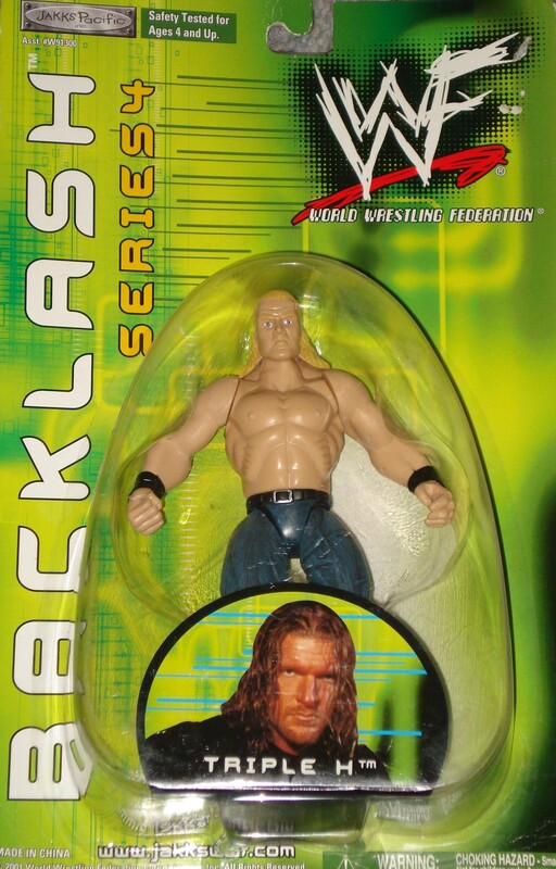 2001 WWF Jakks Pacific Backlash Series 4 Triple H [Exclusive] Action & Toy Figures PWcatalog