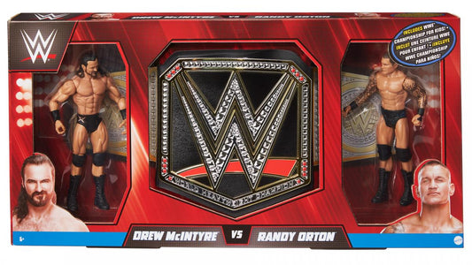 WWE Mattel Championship Combo Packs WWE Championship Belt [With Drew McIntyre & Randy Orton]