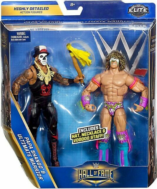 WWE Mattel Hall of Fame Multipack: Papa Shango & Ultimate Warrior [Exclusive] Action & Toy Figures PWcatalog