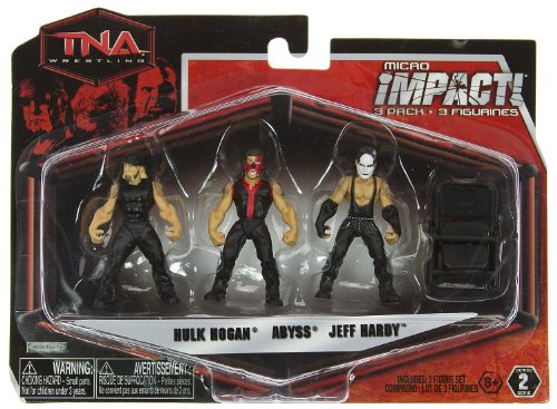 TNA/Impact Wrestling Jakks Pacific Micro Impact! 2 Hulk Hogan, Abyss & Jeff Hardy