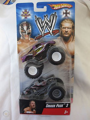 Hot Wheels Smack Pack Rey Mysterio HHH Toys R Us exclusive