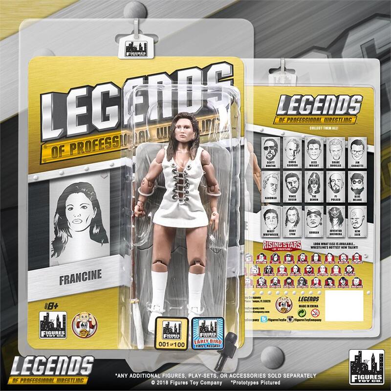 FTC Legends of Professional Wrestling [Modern] Francine [Early Bird Edition] Action & Toy Figures PWcatalog