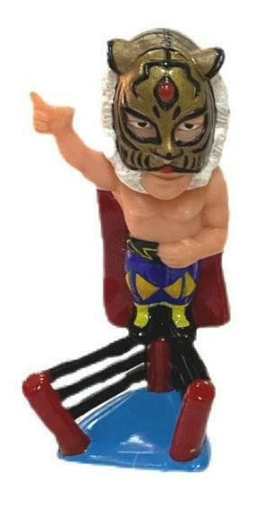 CharaPro Mini Big Heads/Pro-Kaku Heroes 1 Tiger Mask [With Blue Pants, in Pointing Pose]