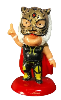 CharaPro Mini Big Heads/Pro-Kaku Heroes 9 Tiger Mask [With Black Pants, In Pointing Pose] Action & Toy Figures PWcatalog