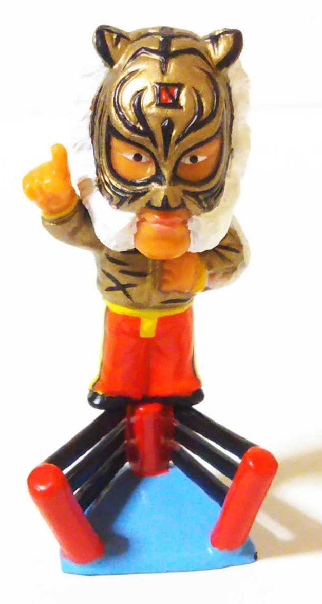 CharaPro Mini Big Heads/Pro-Kaku Heroes 9 Tiger Mask [With Red Pants, In Pointing Pose]