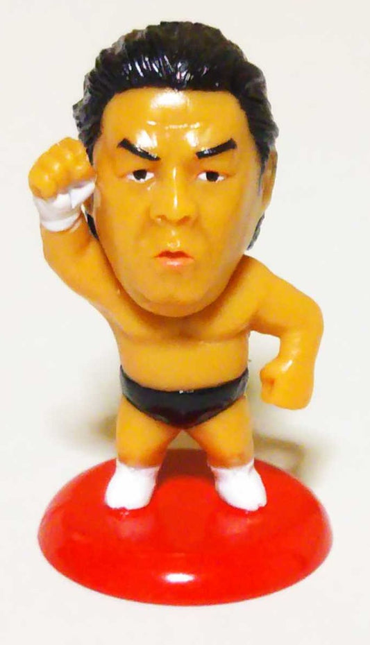 CharaPro Mini Big Heads/Pro-Kaku Heroes 4 Riki Choshu [With Ring Gear]