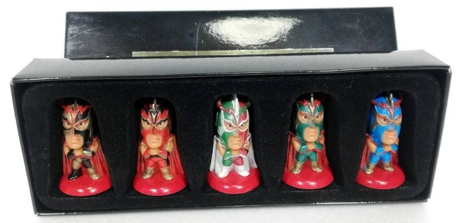 CharaPro Mini Big Heads/Pro-Kaku Heroes Ultimo Dragon 20th Anniversary Set [Exclusive]