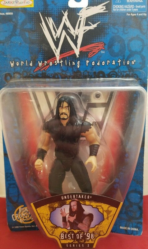 1998 WWF Jakks Pacific Best of 1998 Series 2 Undertaker [Exclusive] Action & Toy Figures PWcatalog