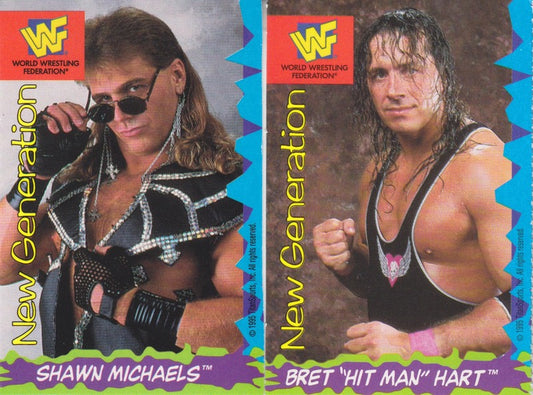 1995 Good Humor WWF Ice Cream Cards Set#8 (12) Ex/Nm need:Smoking Gunns "No Duster Jacket"variant Approx 2022 Value: $200