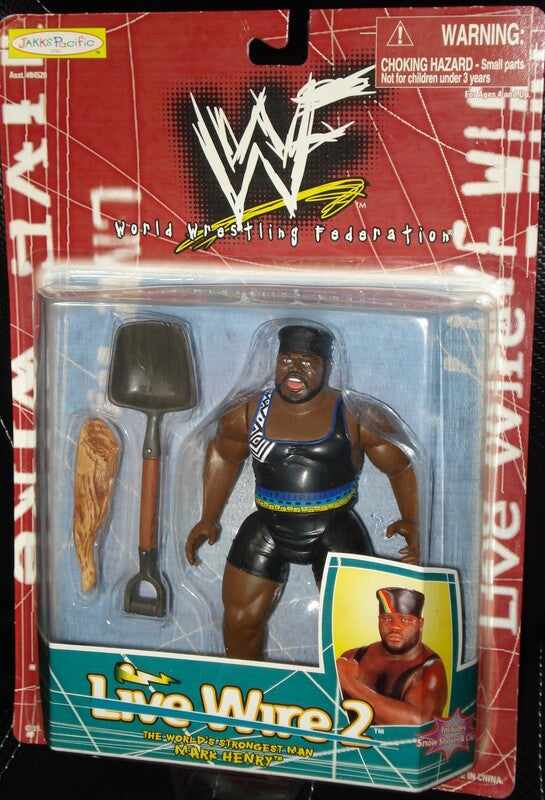 1999 WWF Jakks Pacific Live Wire Series 2 Mark Henry [Exclusive] Action & Toy Figures PWcatalog