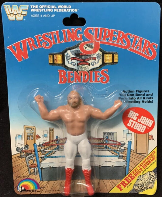 WWF LJN Wrestling Superstars Bendies Big John Studd - image 2