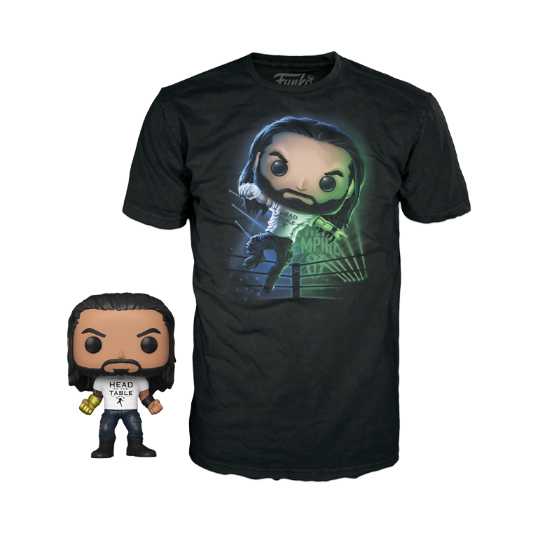 WWE Funko POP! Vinyls Multipack: Funko Pop! & Tee: Roman Reigns [Exclusive]