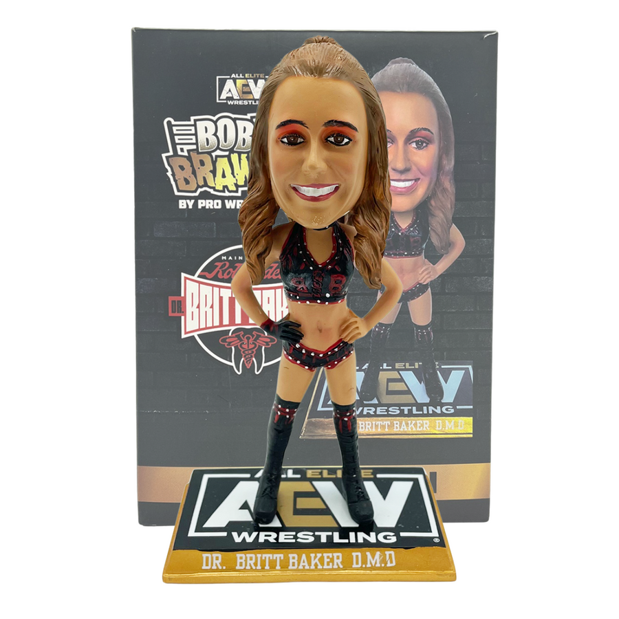 AEW Pro Wrestling Tees Bobble Brawlers Dr. Britt Baker, D.M.D. Action & Toy Figures PWcatalog