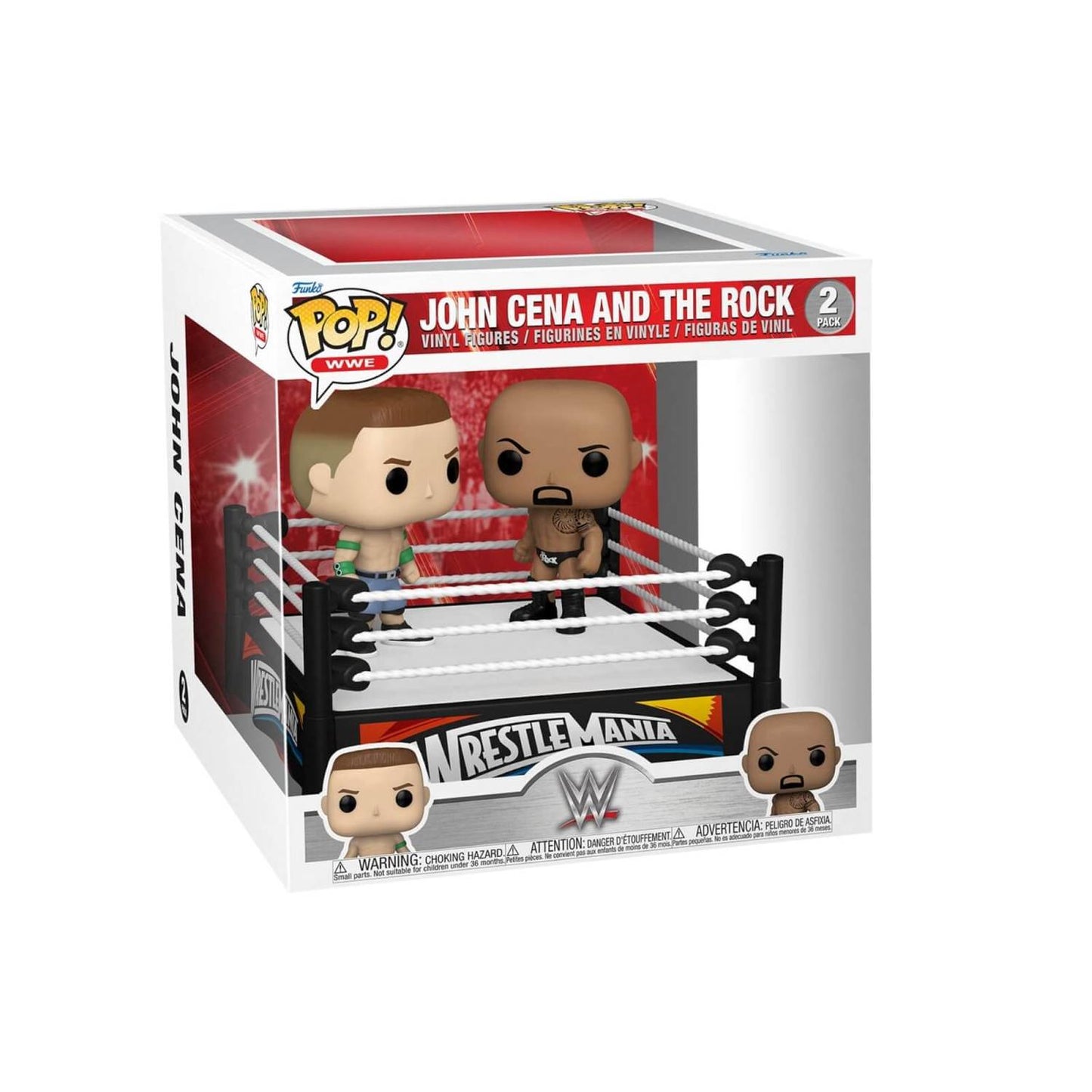 WWE Funko POP! Vinyls Multipack: John Cena & The Rock