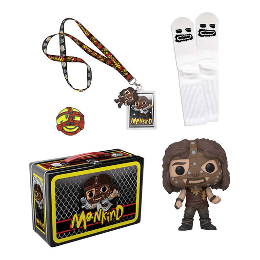 WWE Funko POP! Vinyls Multipack: Mankind Collector's Lunch Box and Figure Bundle [Exclusive]
