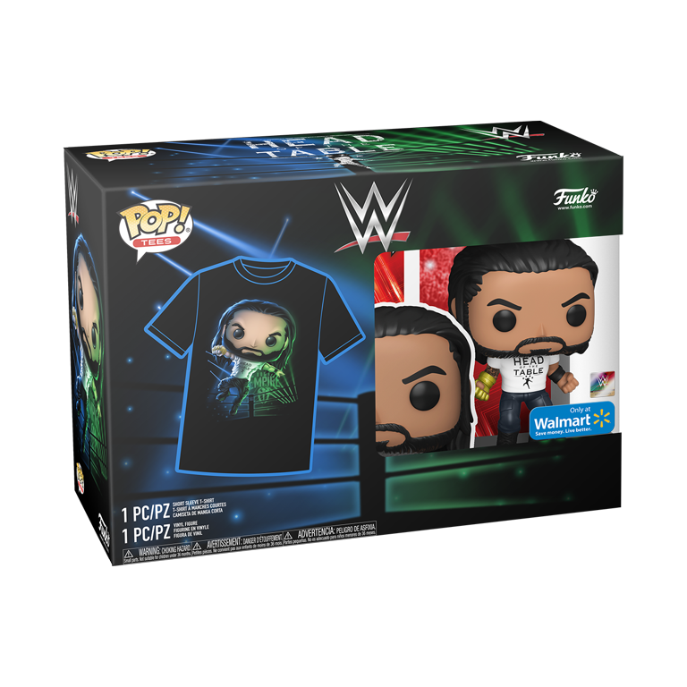 WWE Funko POP! Vinyls Multipack: Funko Pop! & Tee: Roman Reigns [Exclusive] Action & Toy Figures PWcatalog