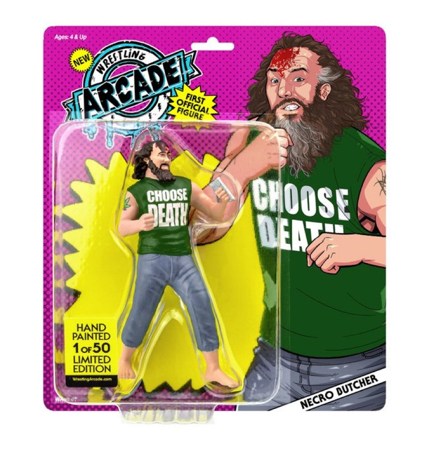 Wrestling Arcade Necro Butcher [With Green Shirt] Action & Toy Figures PWcatalog