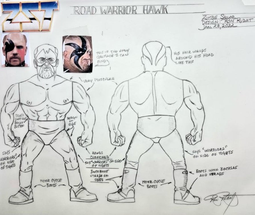 Zombie Sailor's Toys Wrestling's Heels & Faces Multipack: The Road Warriors