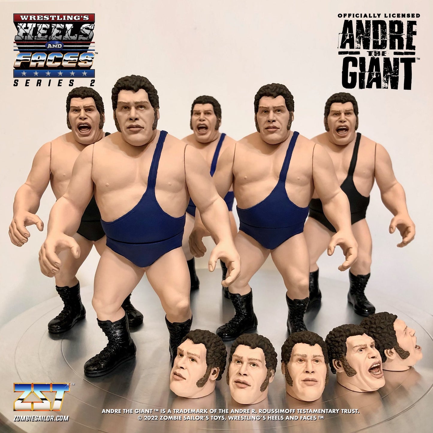 Zombie Sailor's Toys Wrestling's Heels & Faces 2 Andre the Giant [With Black Singlet]