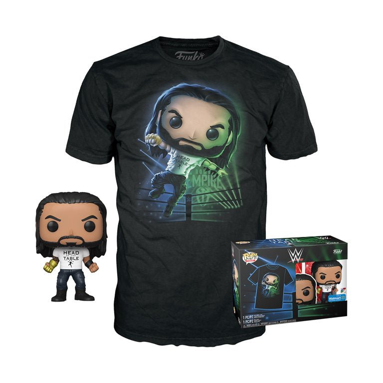 WWE Funko POP! Vinyls Multipack: Funko Pop! & Tee: Roman Reigns [Exclusive]