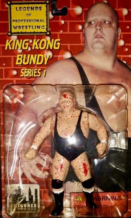 FTC Legends of Professional Wrestling [Original] 1 King Kong Bundy [With Blood] Action & Toy Figures PWcatalog