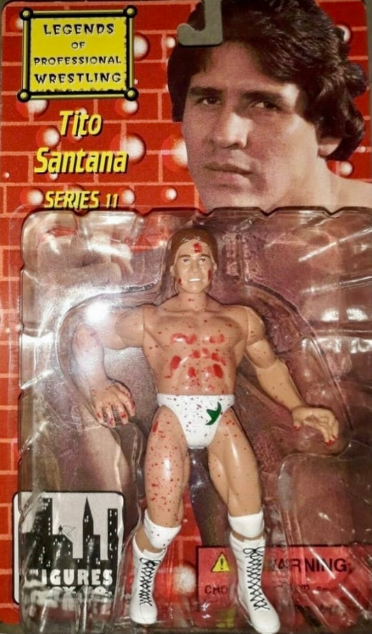 FTC Legends of Professional Wrestling [Original] 11 Tito Santana [With Blood]