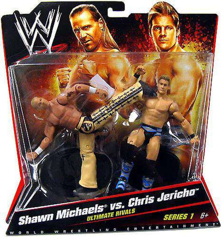 WWE Mattel Battle Packs 1 Shawn Michaels vs. Chris Jericho Action & Toy Figures PWcatalog