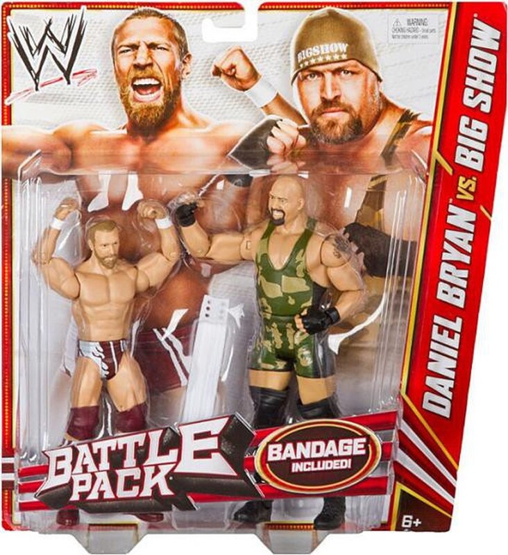 WWE Mattel Battle Packs 19 Daniel Bryan vs. Big Show Action & Toy Figures PWcatalog