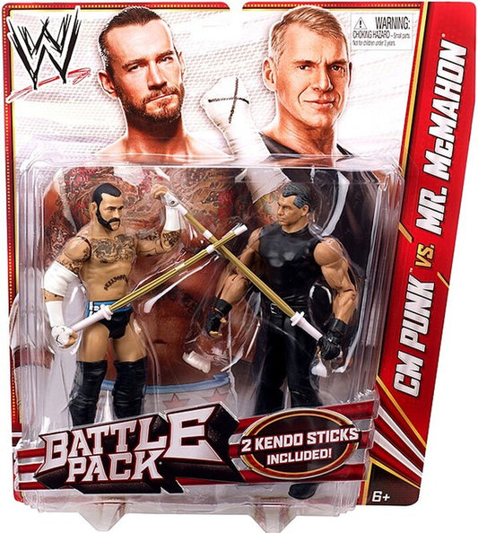 WWE Mattel Battle Packs 23 CM Punk vs. Mr. McMahon