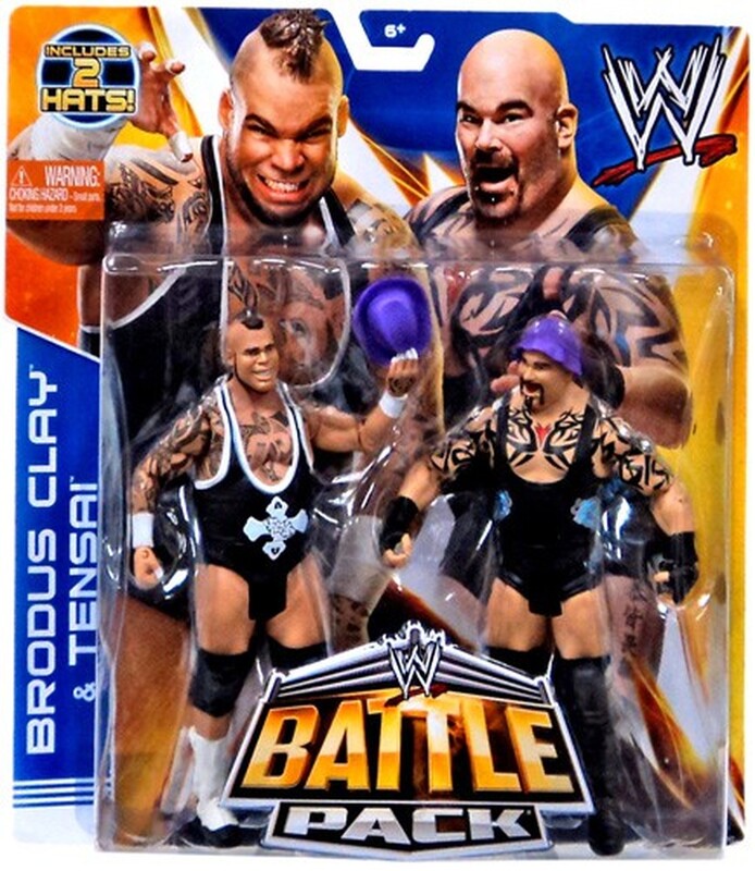 WWE Mattel Battle Packs 27 Brodus Clay & Tensai