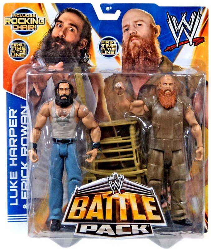 WWE Mattel Battle Packs 28 Luke Harper & Erick Rowan Action & Toy Figures PWcatalog