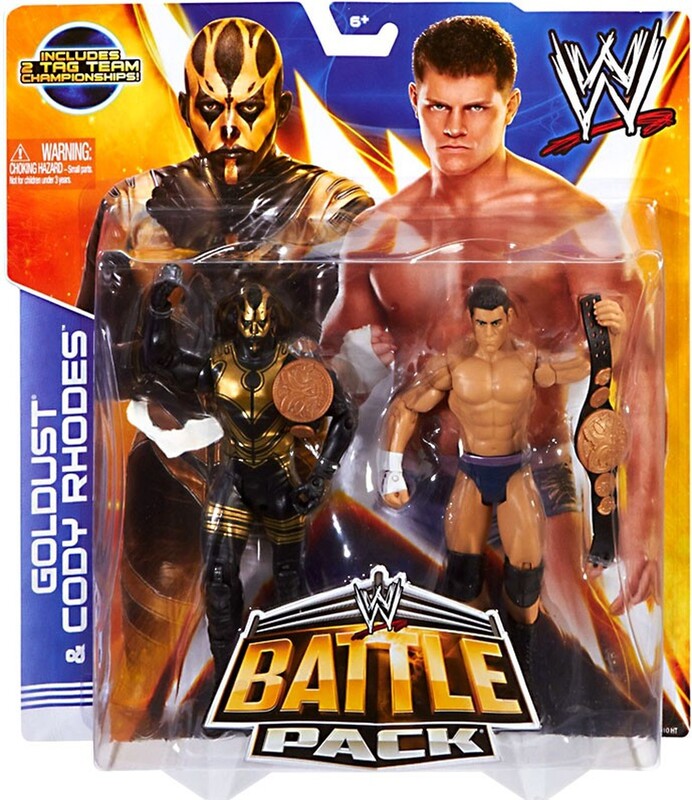 WWE Mattel Battle Packs 29 Goldust & Cody Rhodes