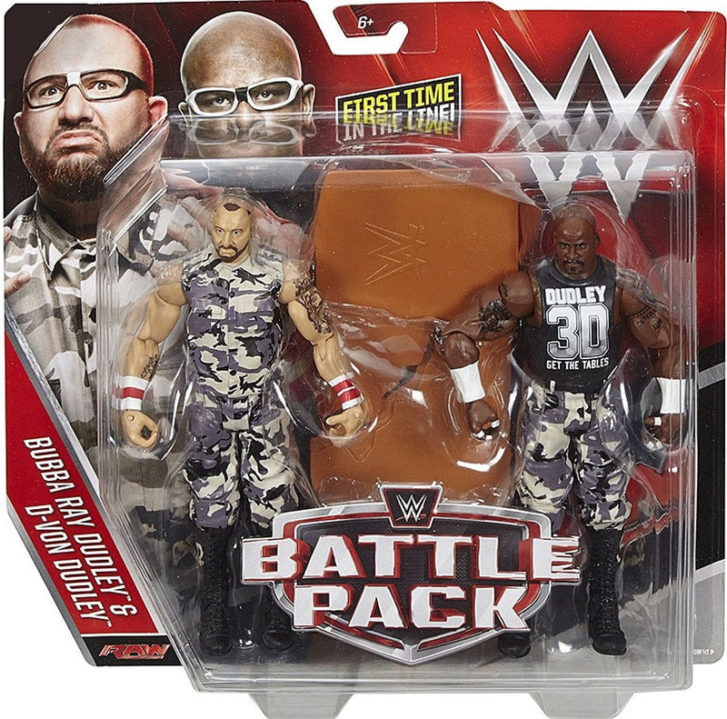 WWE Mattel Battle Packs 41 Bubba Ray Dudley & D-Von Dudley Action & Toy Figures PWcatalog