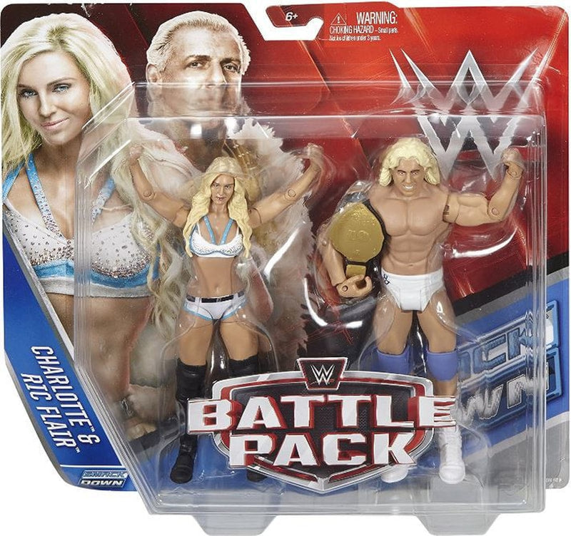 WWE Mattel Battle Packs 41 Charlotte & Ric Flair Action & Toy Figures PWcatalog
