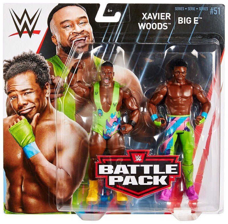 WWE Mattel Battle Packs 51 Xavier Woods & Big E