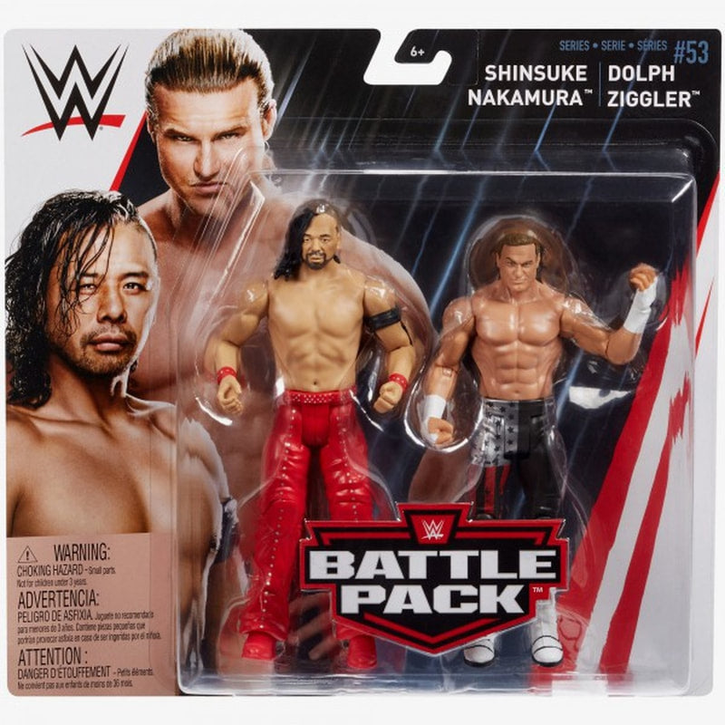 WWE Mattel Battle Packs 53 Shinsuke Nakamura & Dolph Ziggler