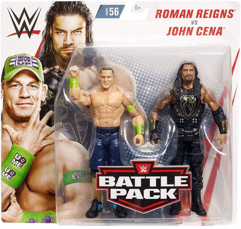 WWE Mattel Battle Packs 56 Roman Reigns vs. John Cena Action & Toy Figures PWcatalog